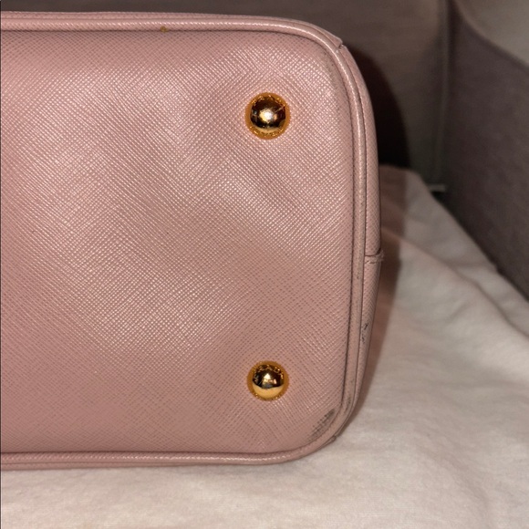 Prada Saffiano Lux Cammeo Leather Handbag Shoulder Bag - Picture 11 of 16